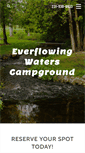 Mobile Screenshot of everflowingwaterscampground.com